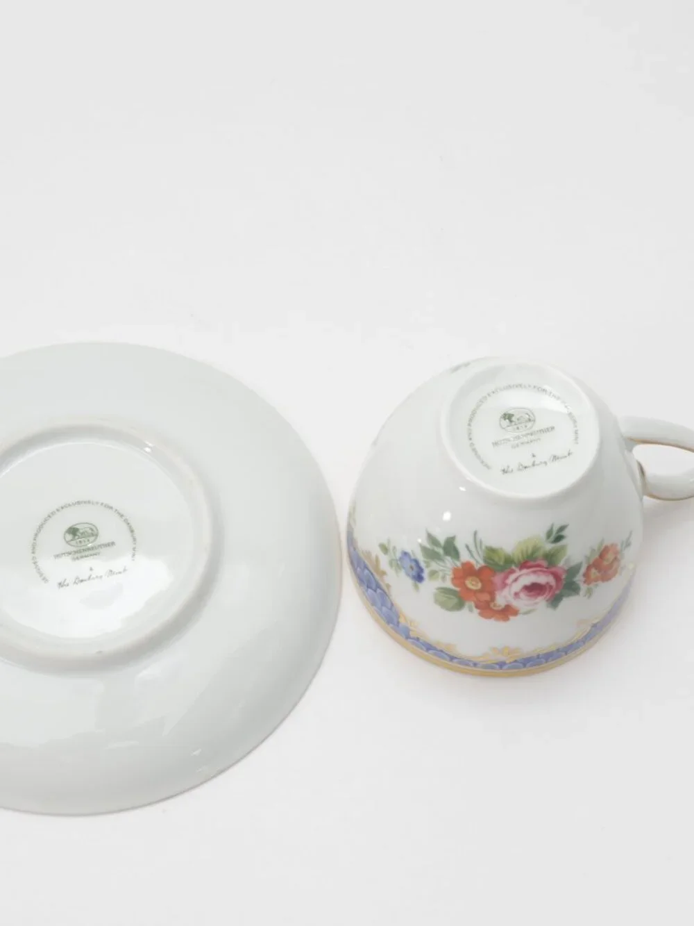 Vintage Hutschenreuther COBURG Pattern for Danbury Mint Demitasse Cup and Saucer